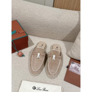 [로로피아나] 스웨이드 바부슈 참스워크 babouche charms walk 블로퍼