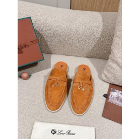 [로로피아나] 스웨이드 바부슈 참스워크 babouche charms walk 블로퍼