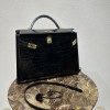 실사 [에르메스] 크로커다일 켈리 백 HERMES CROCODILE KELLY40CM