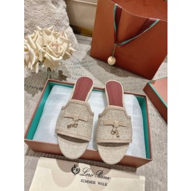 [로로피아나] 스웨이드 슬리퍼