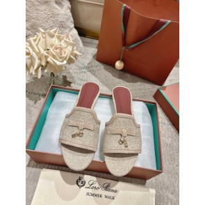 [로로피아나] 스웨이드 슬리퍼