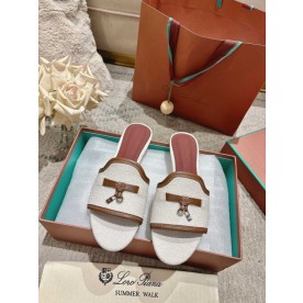 [로로피아나] 스웨이드 슬리퍼