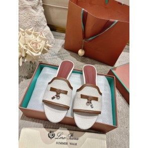 [로로피아나] 스웨이드 슬리퍼