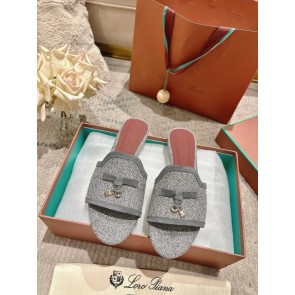 [로로피아나] 스웨이드 슬리퍼