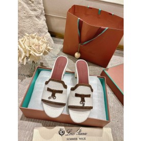 [로로피아나] 스웨이드 슬리퍼