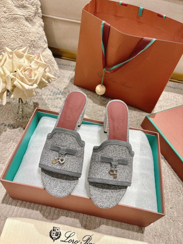 [로로피아나] 스웨이드 슬리퍼