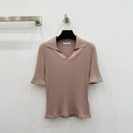 [더로우] 반팔 카라티